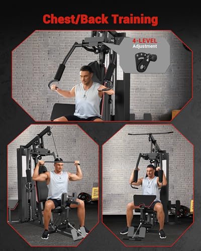 150LBS Weight Stack Multifunctional Home Gym Machine M5317