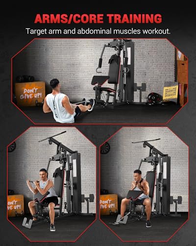 150LBS Weight Stack Multifunctional Home Gym Machine M5317