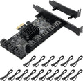 1X PCIE SATA Card 16 Ports with 16 SATA Cables T90700