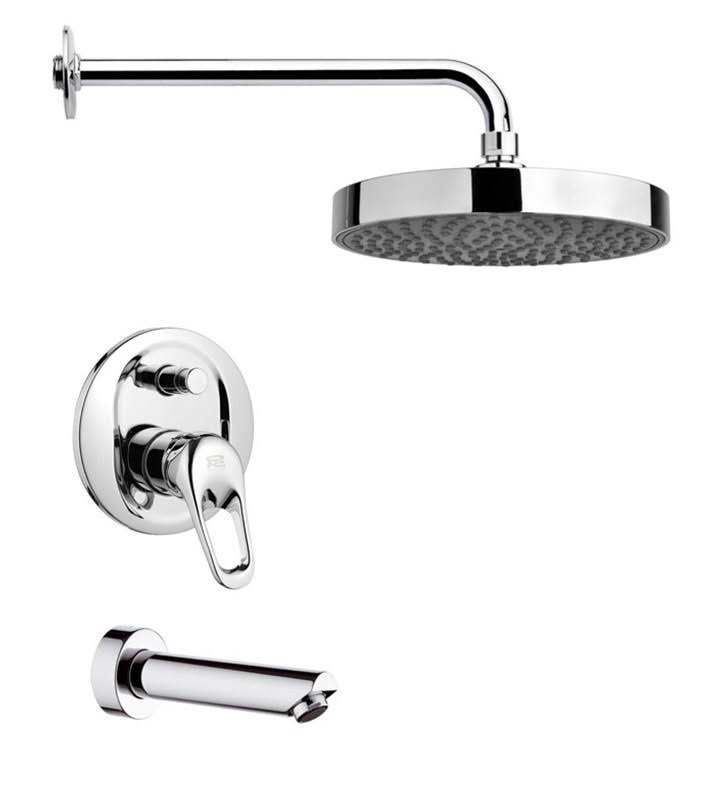 Chrome Tub and Shower Faucet R325