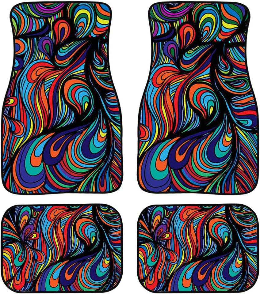 Butterflies Car Floor Mat Front/Rear Carpet Z765