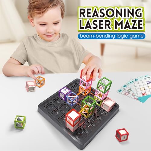 Laser Maze Reasoning Game 60+ Challenges 37 Pcs G929696