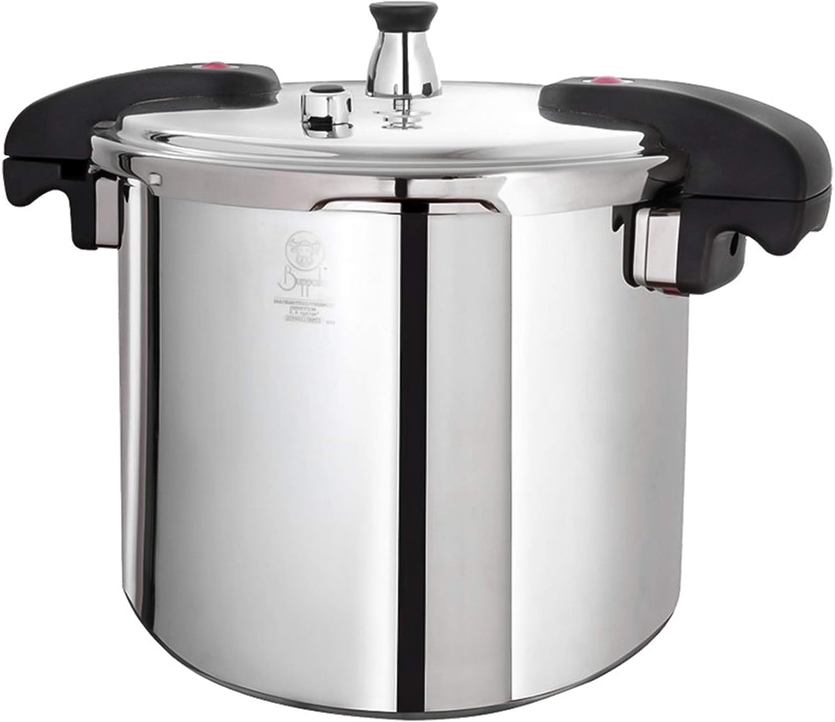 37-Quart Stainless Steel Pressure Cooker with Steam Rack X107806
