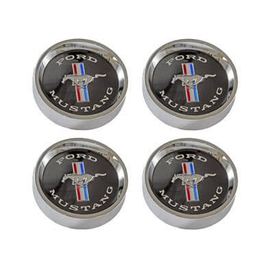 Black Styled Steel Wheel Center Cap Set of 4 P941185