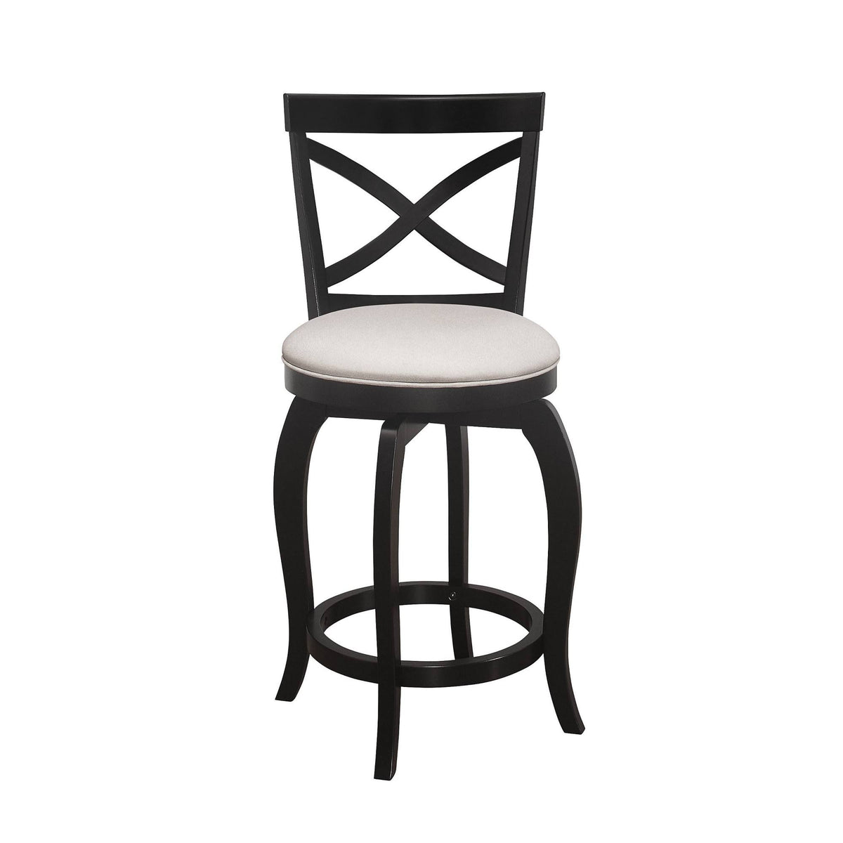 Black Swivel Counter Height Stool H954394