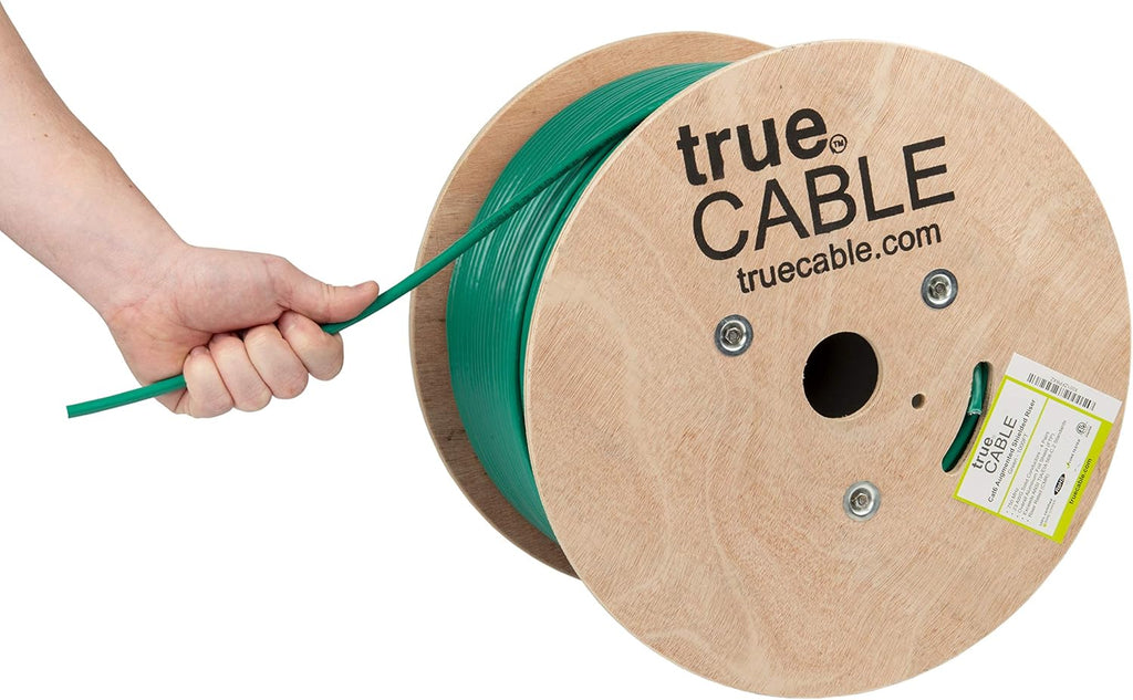 White 1000ft Cat6A Shielded Riser Ethernet Cable T206