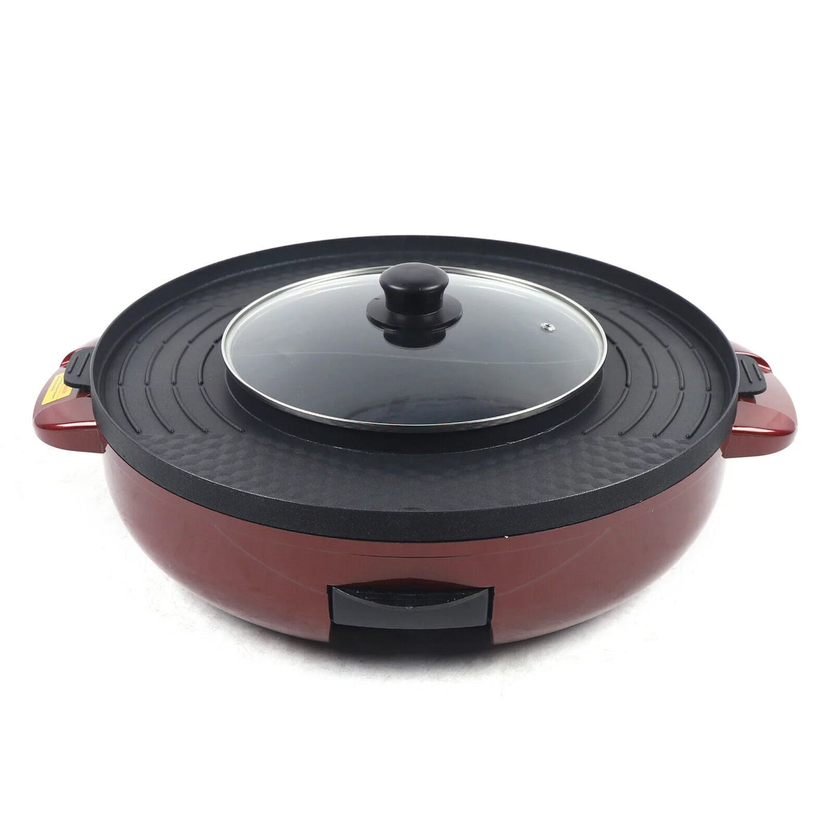 Portable Electric 2 in 1 Hot Pot Barbecue Grill Non-Stick W706