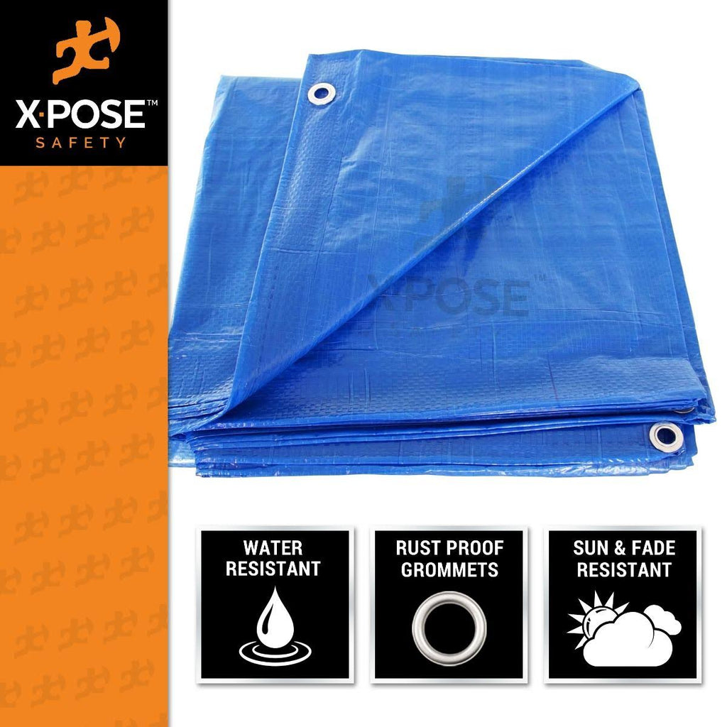 Blue Poly Tarps 10 x 10 - Case of 20 P653244