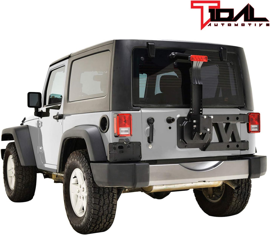 Tire Carrier with Third Brake Light Bracket O29156