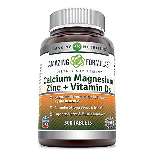 Calcium Magnesium Zinc D3 500 Tablets Supplement E192