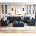 Navy Blue Velvet Sofa Sleeper T295014
