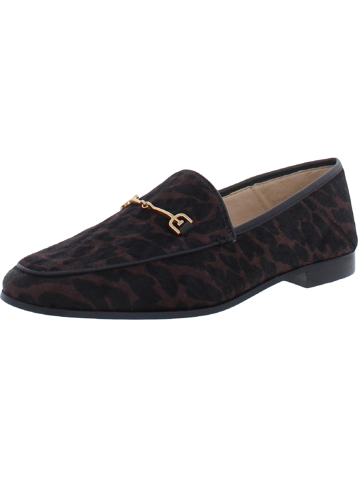 Womens Calf Hair Slip On Loafers P845140