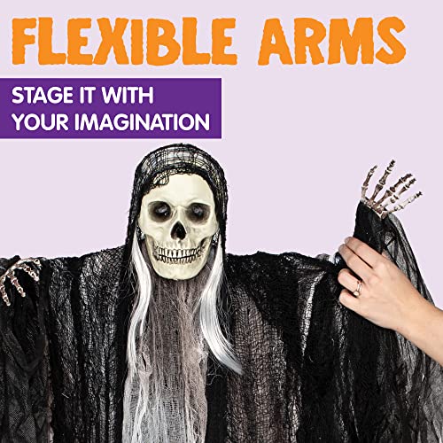 3 Pack Hanging Halloween Skeleton Ghosts Decorations E598