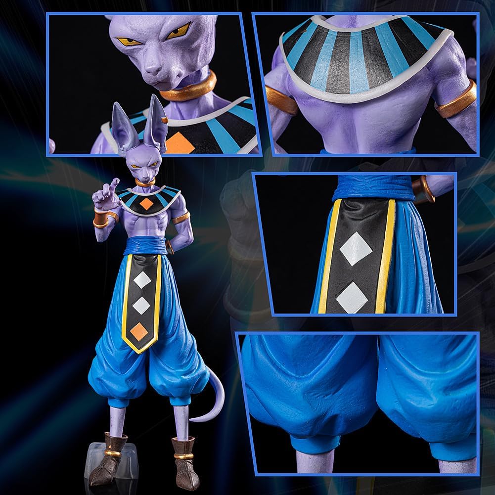 10.5 Inch PVC Beerus Figure Statue W538