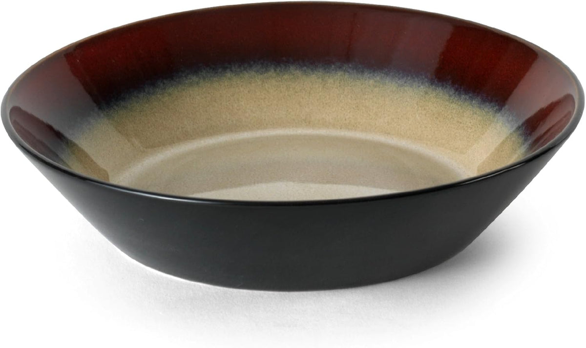 Red 16-Piece Stoneware Dinnerware Set Y327