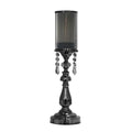 Black Crystal Candle Stand C22801
