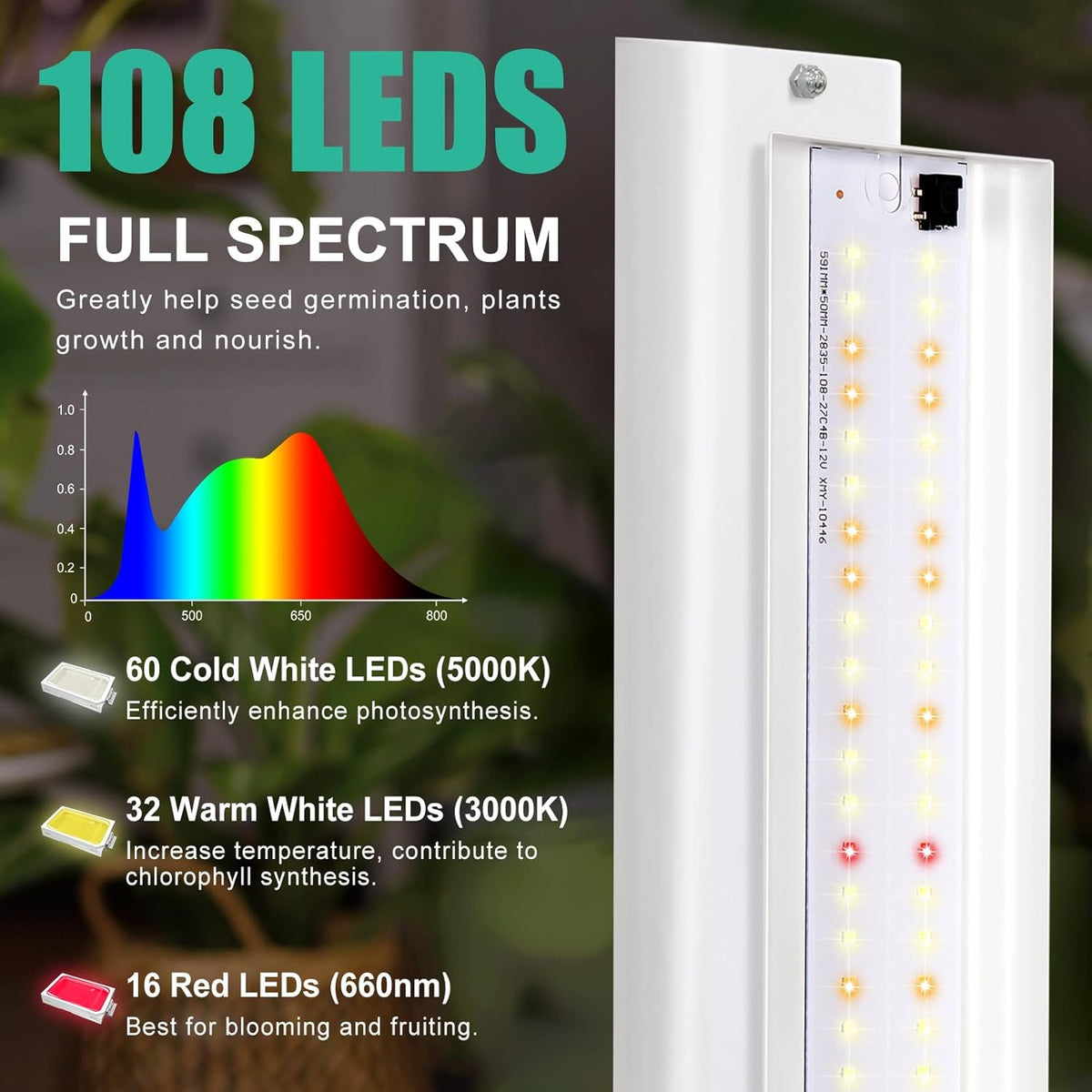 Grow Light Stand with Timer D3165
