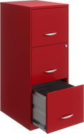 3 Drawer Metal Vertical File Cabinet with Lock E849532