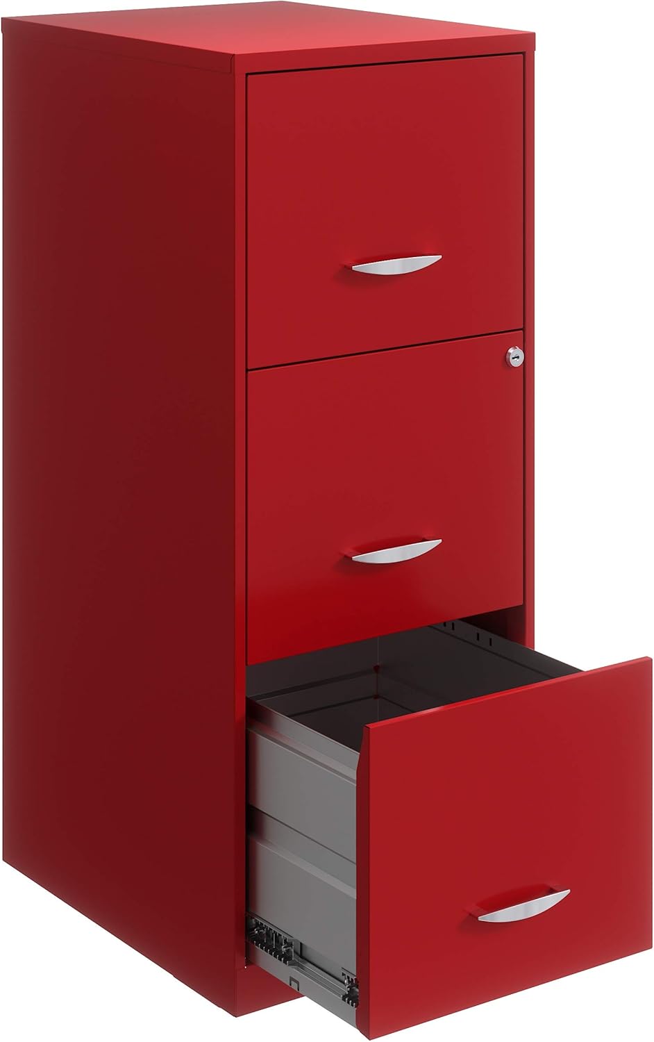 3 Drawer Metal Vertical File Cabinet with Lock E849532
