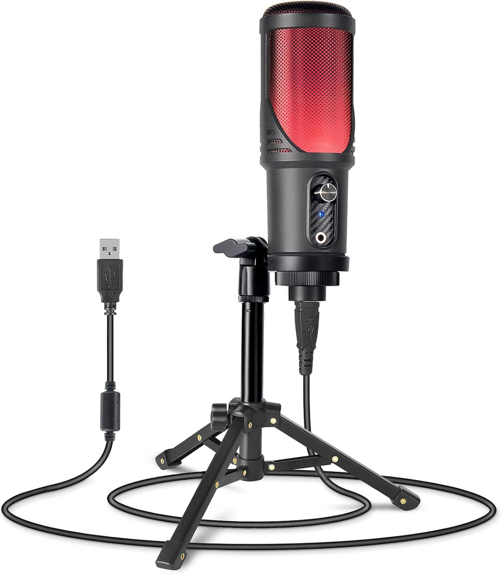 Red LED USB Condenser Microphone, Cardioid, Pack of 2 H309