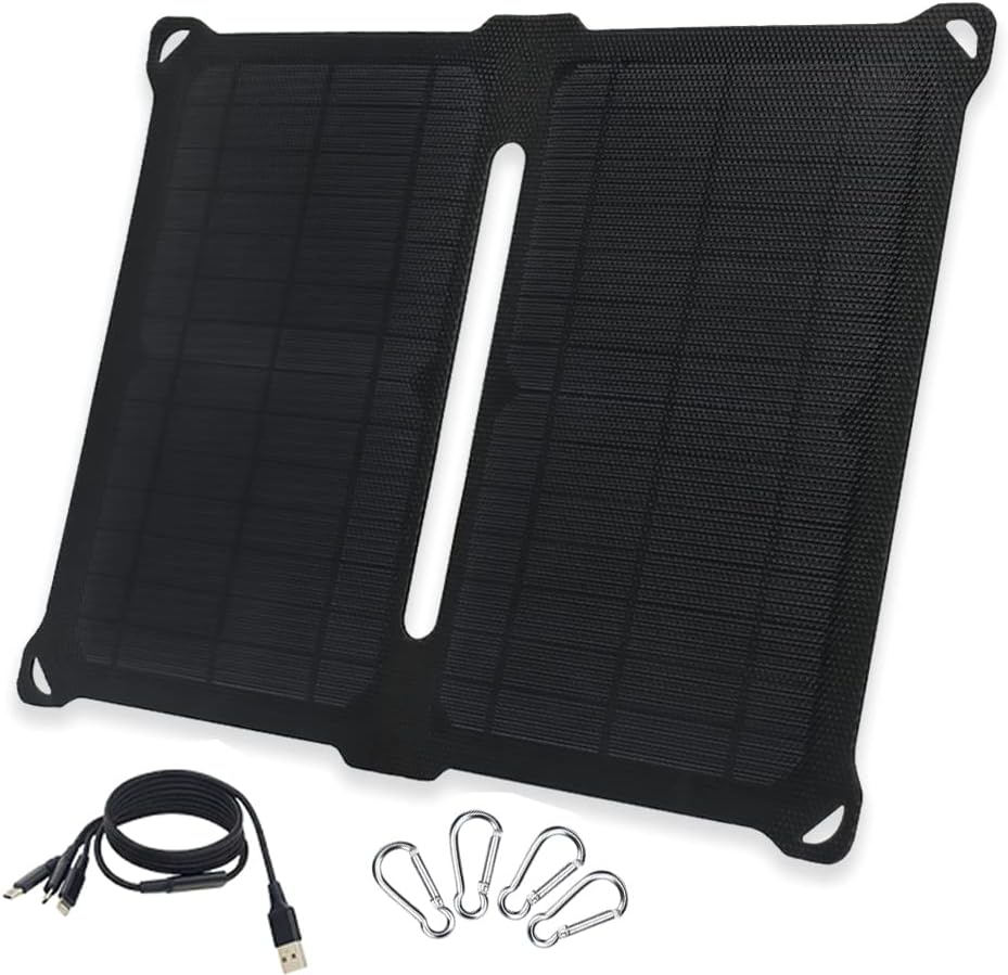 28W Foldable Solar Panel with 2 USB Output Ports S6014