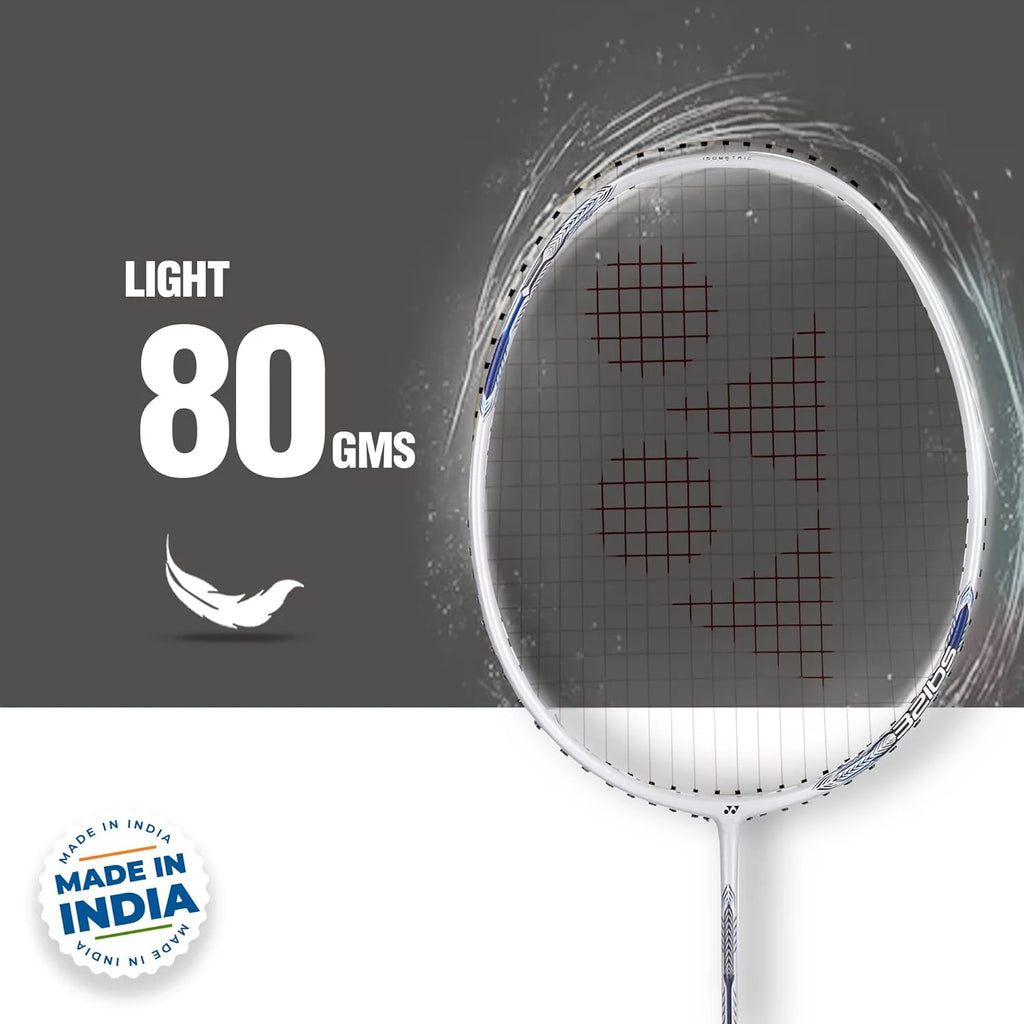 Pearl White Badminton Racquet 4U G374564