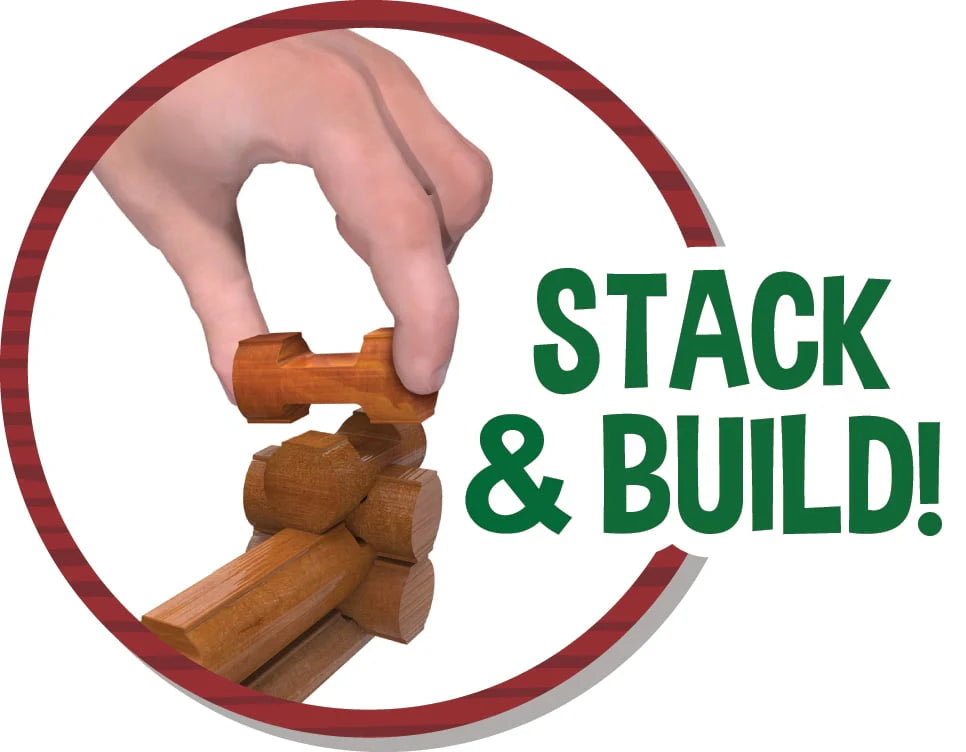 Real Wood Logs - 102 parts T7915
