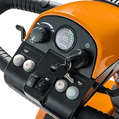 Orange Mobility Scooter with Seat V3069