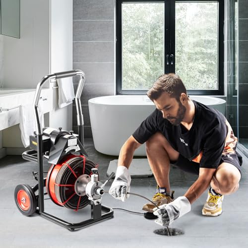 Drain Cleaner Machine with Foldable Handle F6628
