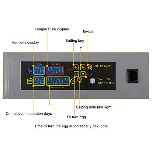 48 Egg Incubator with Automatic Egg Turning C246