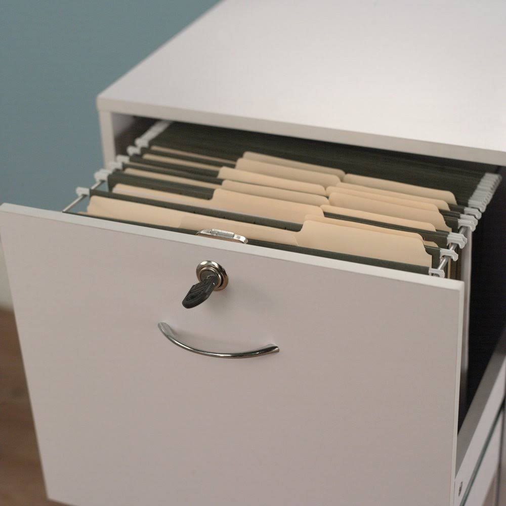 2 Drawer Espresso Filing Cabinet V4526