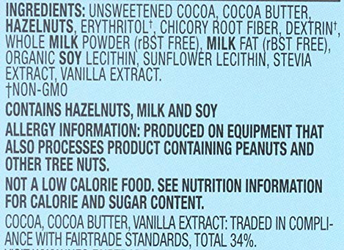 Hazelnut Milk Chocolate Bar, 2.8 Ounce B111