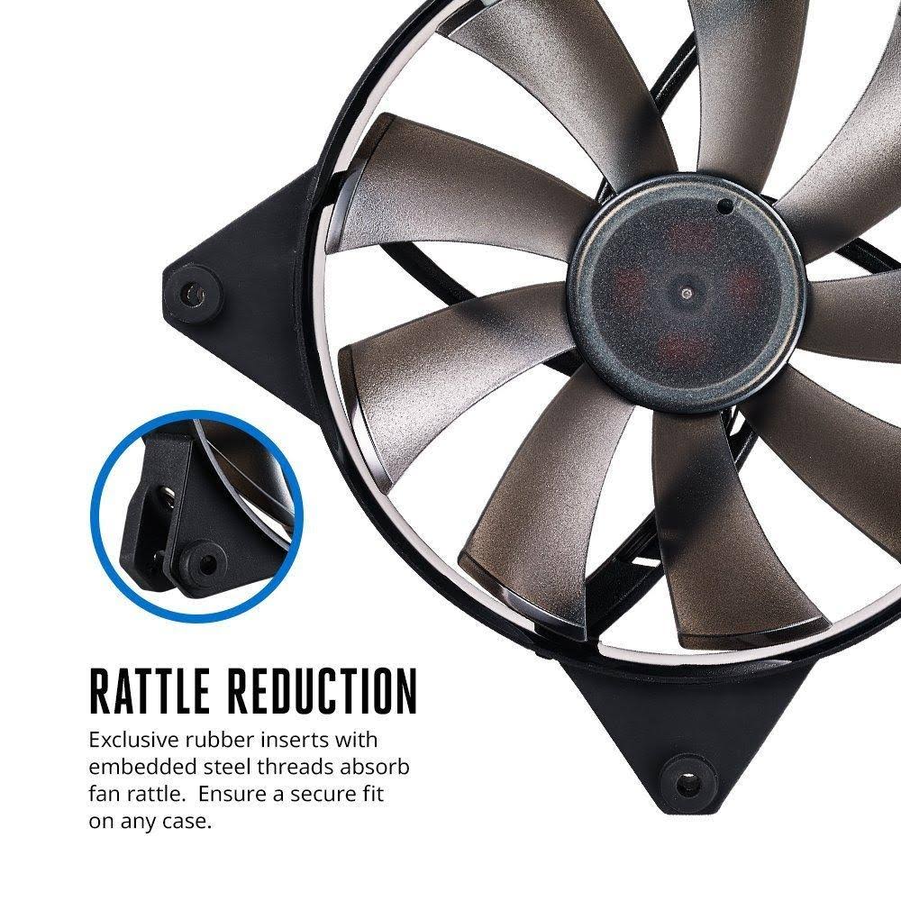 120 Air Pressure RGB Case Fan Pack of 3 V25646