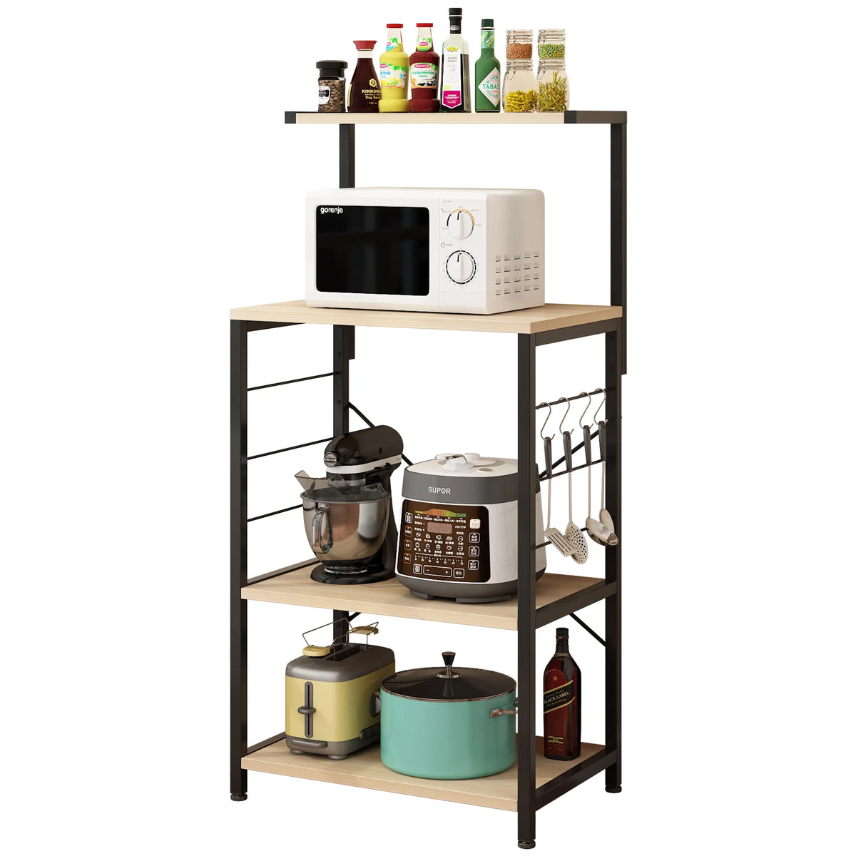 Microwave Oven Stand Storage Organizer X8832