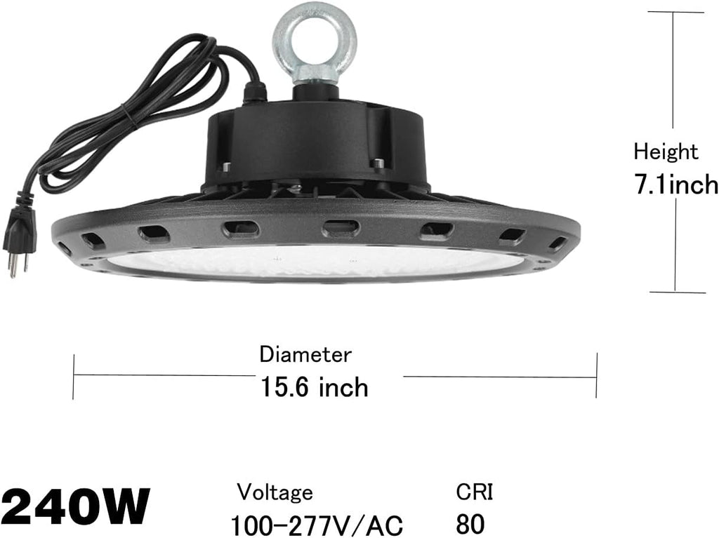 100W 5000K White UFO High Bay LED Light B197