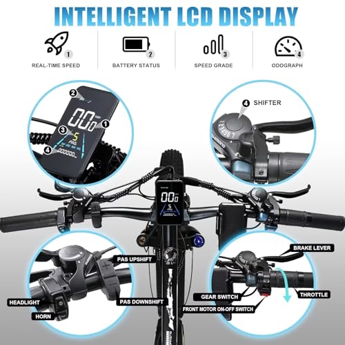 2000W 26x4 Inch Fat Tire Electric Bike B26913