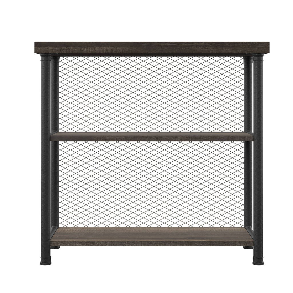 Brown Industrial Bookcase M19609