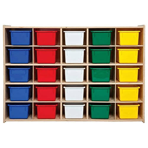 25 Tray Storage with Translucent Trays and Casters E923865