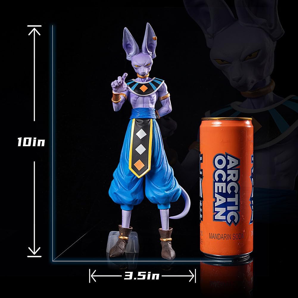10.5 Inch PVC Beerus Figure Statue W538