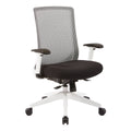White Vertical Mesh Chair G774