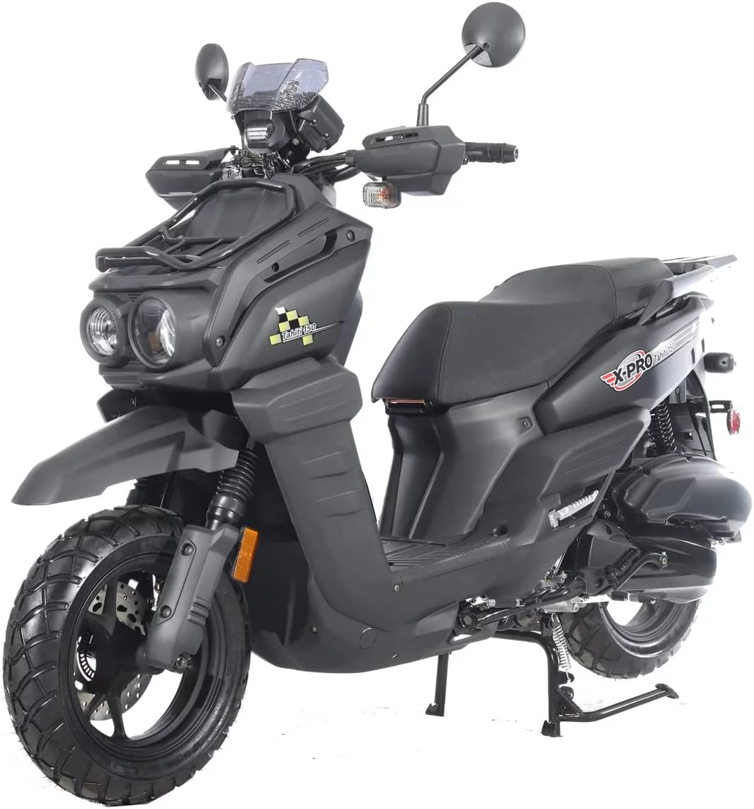 150cc Gas Moped Scooter with 12" Aluminum Wheels T721