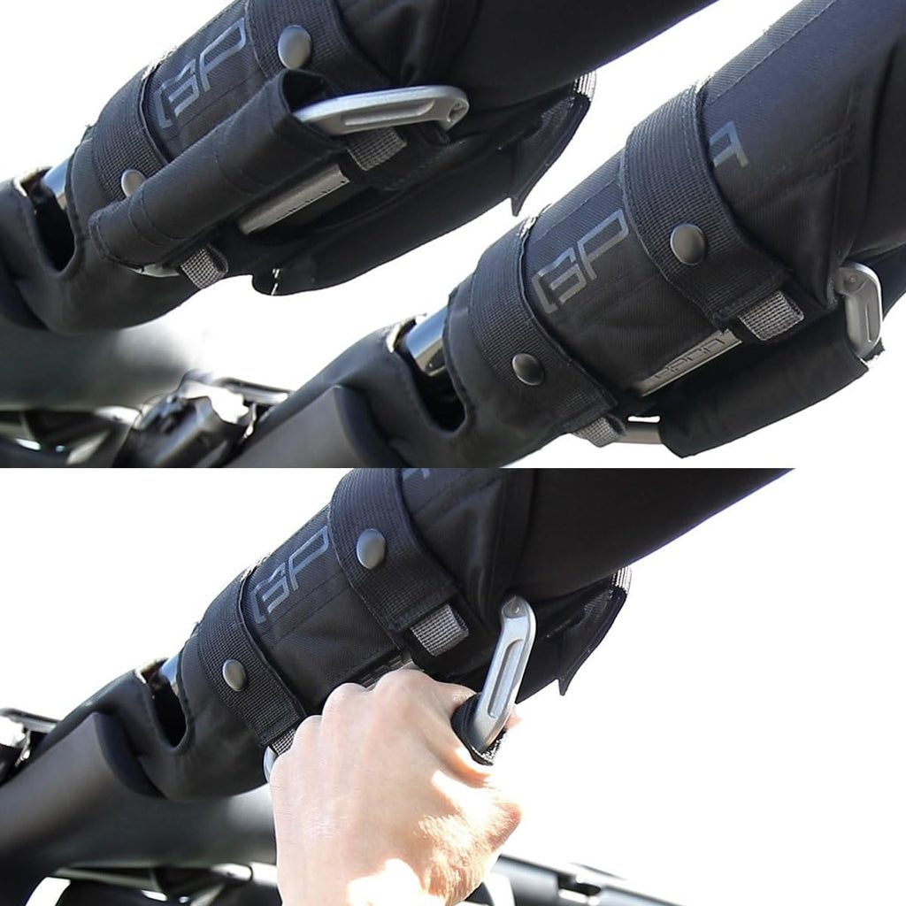 Army Green Grab Handle Pair S7826
