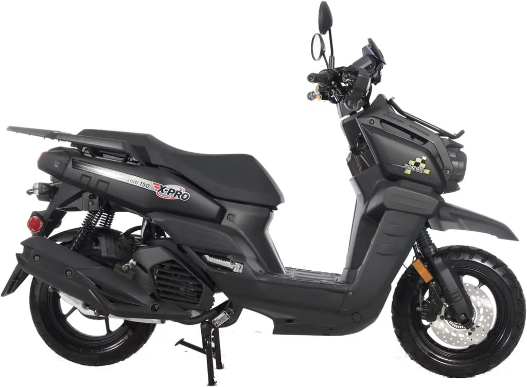 150cc Gas Moped Scooter with 12" Aluminum Wheels T721