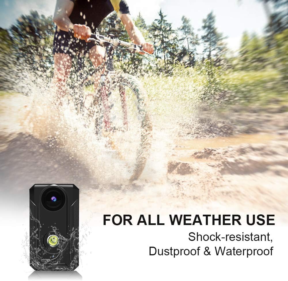 Bike Camera with Front Light, Full HD WiFi, 400 Lumen F75964