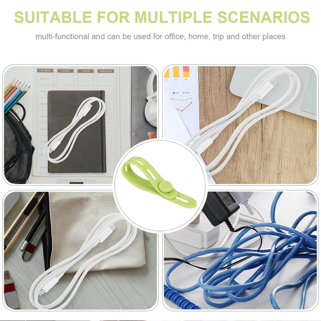 20 Pcs Silicone Cable Manager K776