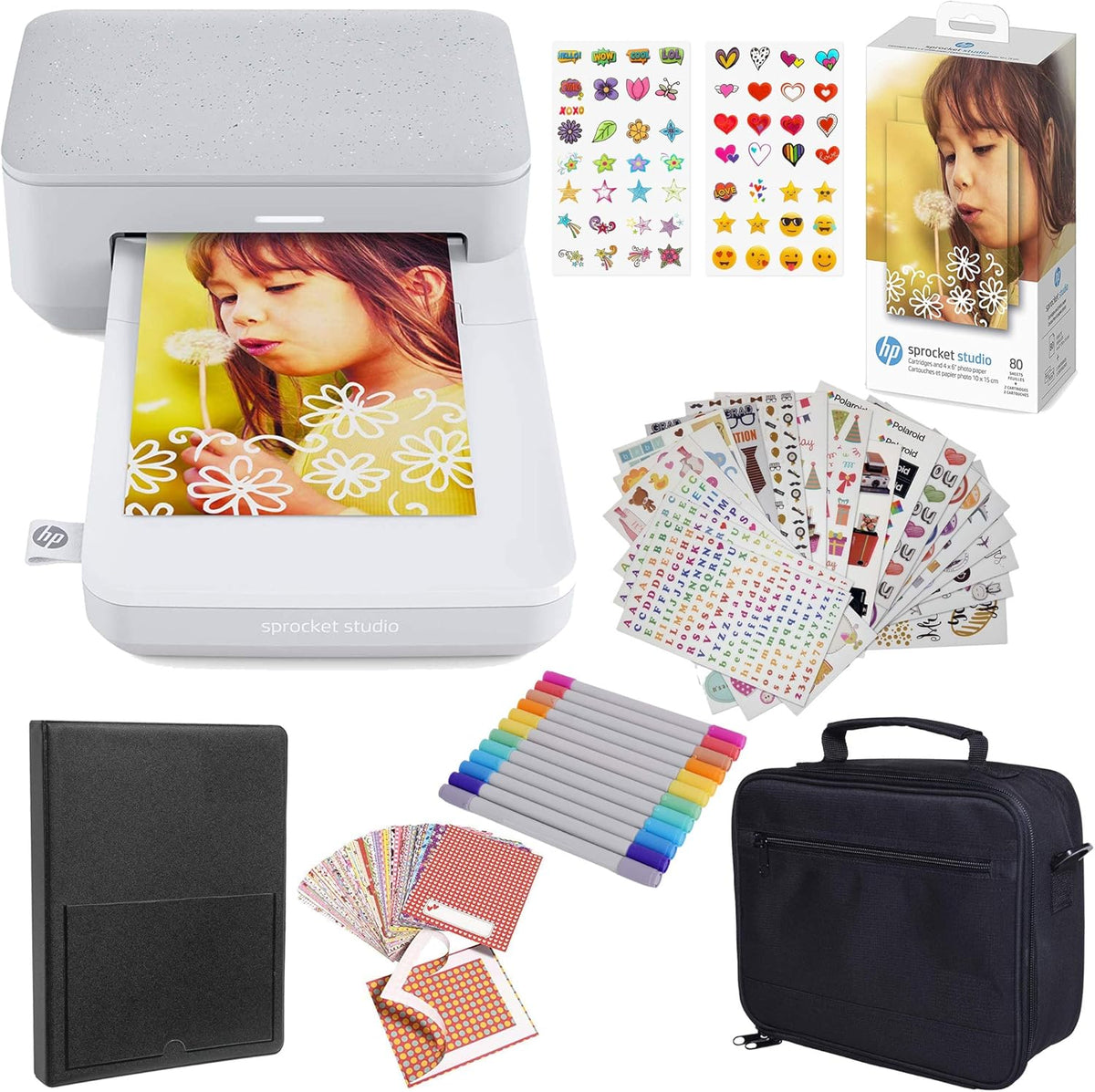 White Instant Color Photo Printer E703
