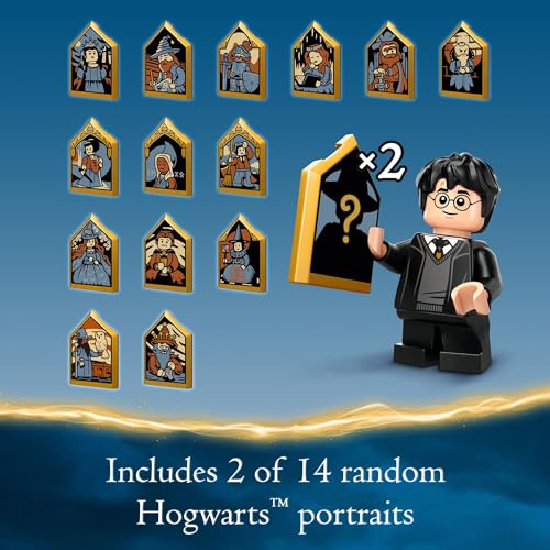 LEGO Harry Potter Hagrid's Hut: an Unexpected Visit - Kids Building Toy with Buildable House, 7 Minifigures & Dragon D4244