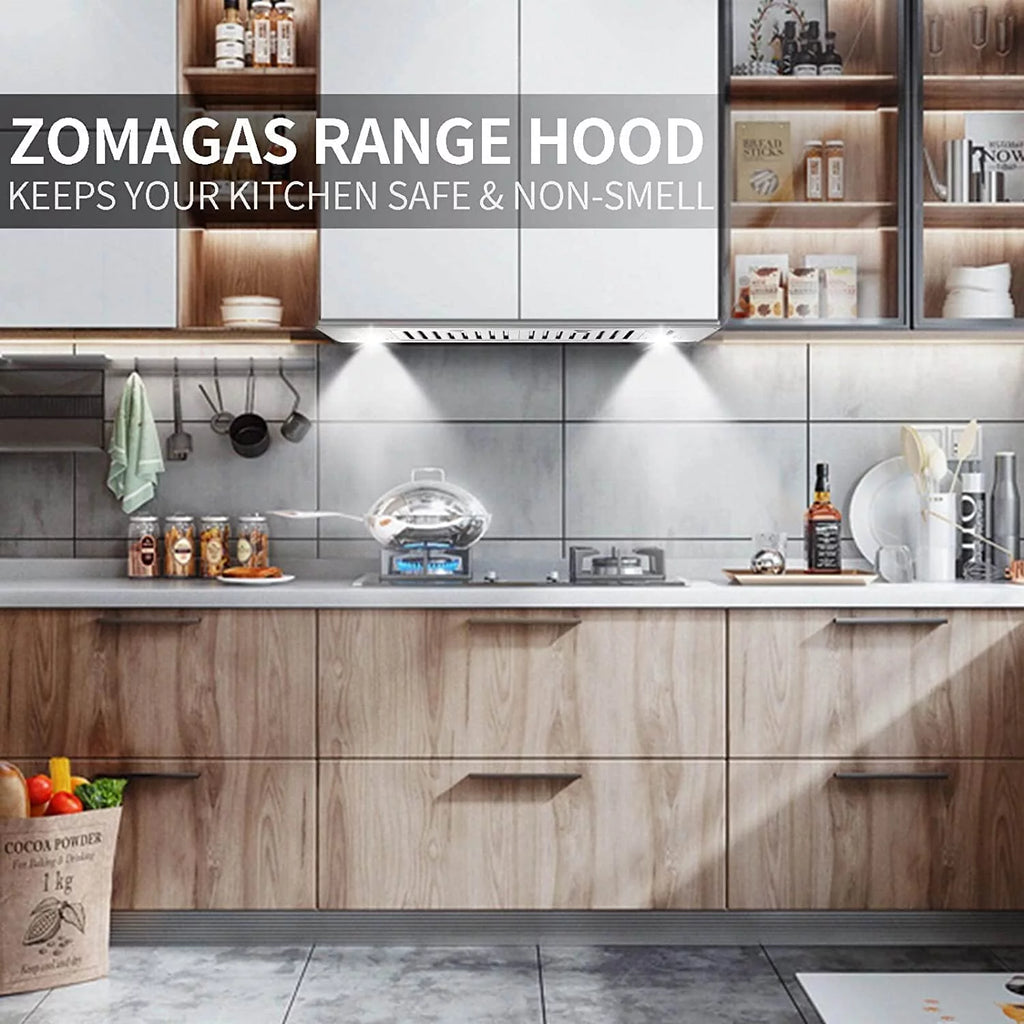 30 inch 600 CFM Built-in Stainless Steel Range Hood J42175
