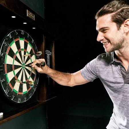 40x22 Dartboard Cabinet with LED Light T35058