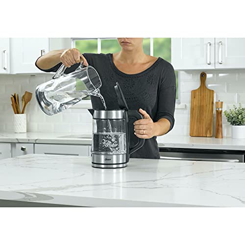 1.7 L Electric Glass Kettle with Tea Infuser F787
